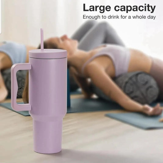 1200ml Tumbler with Steel Straw