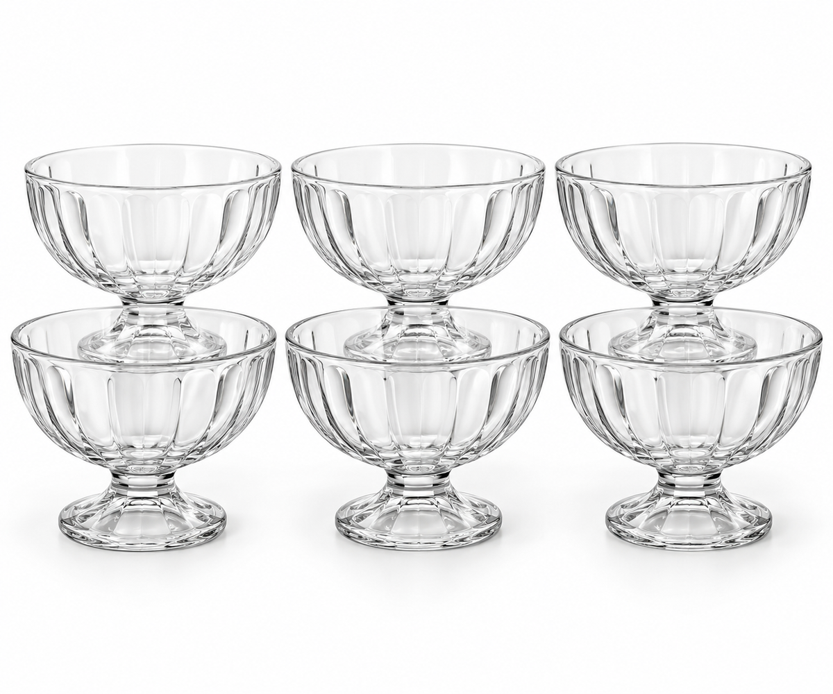 Clear dessert bowl set of 6 - NOVAHAUS