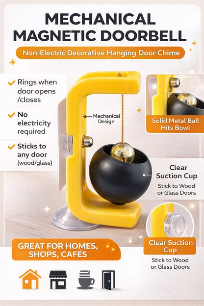 Classic Wooden Door Bell & Chime