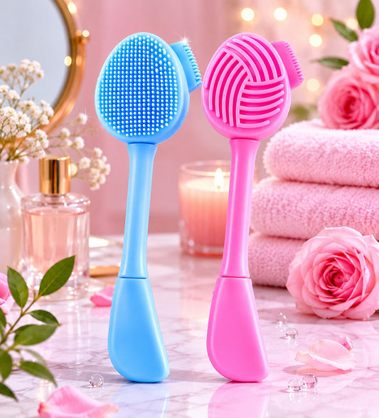 4-in-1 Silicone Face Scrubber
