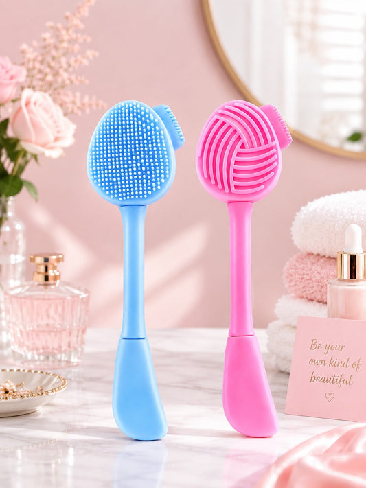 4-in-1 Silicone Face Scrubber