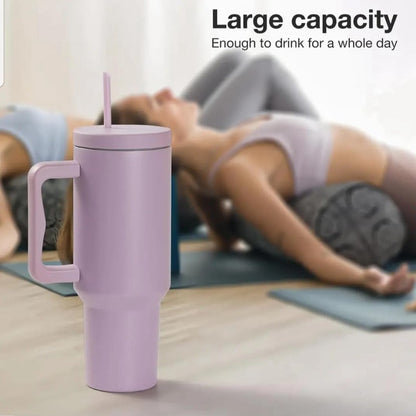 1200ml Tumbler with Steel Straw