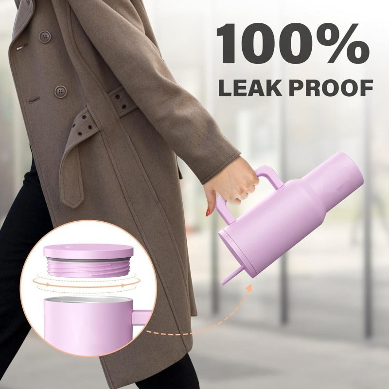 1200ml Tumbler with Steel Straw