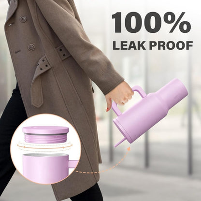 1200ml Tumbler with Steel Straw