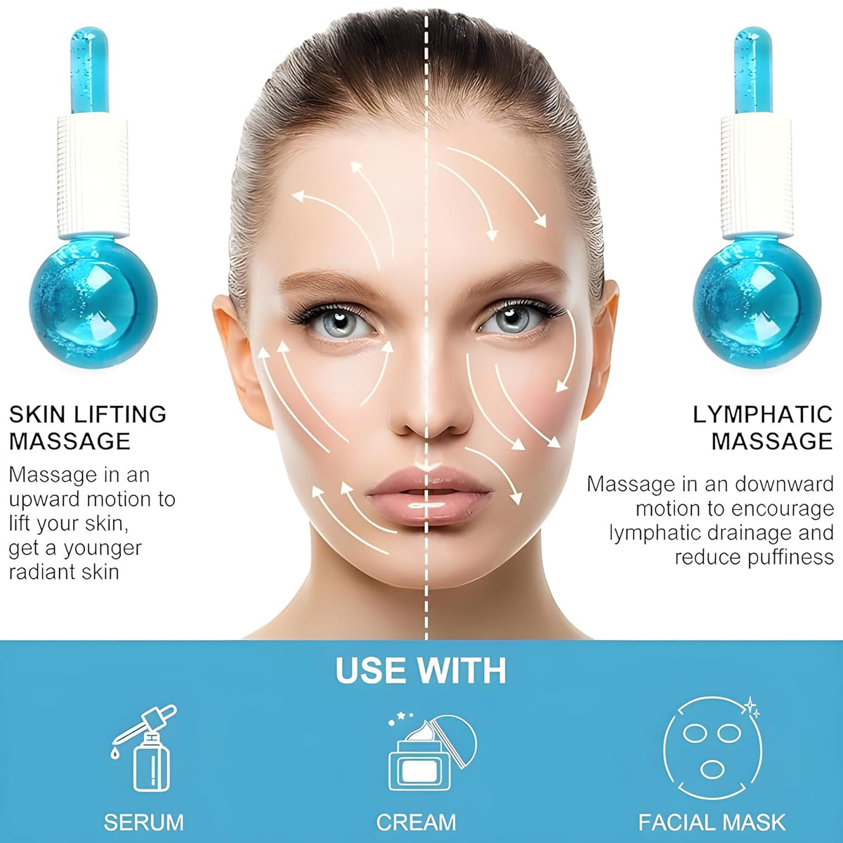Crystal Face Roller Ball