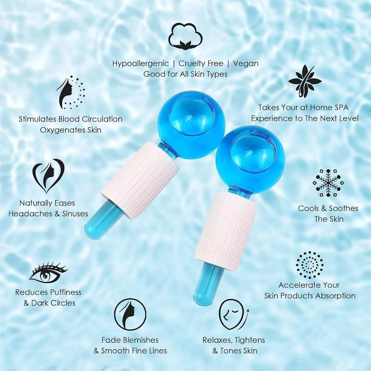 Crystal Face Roller Ball