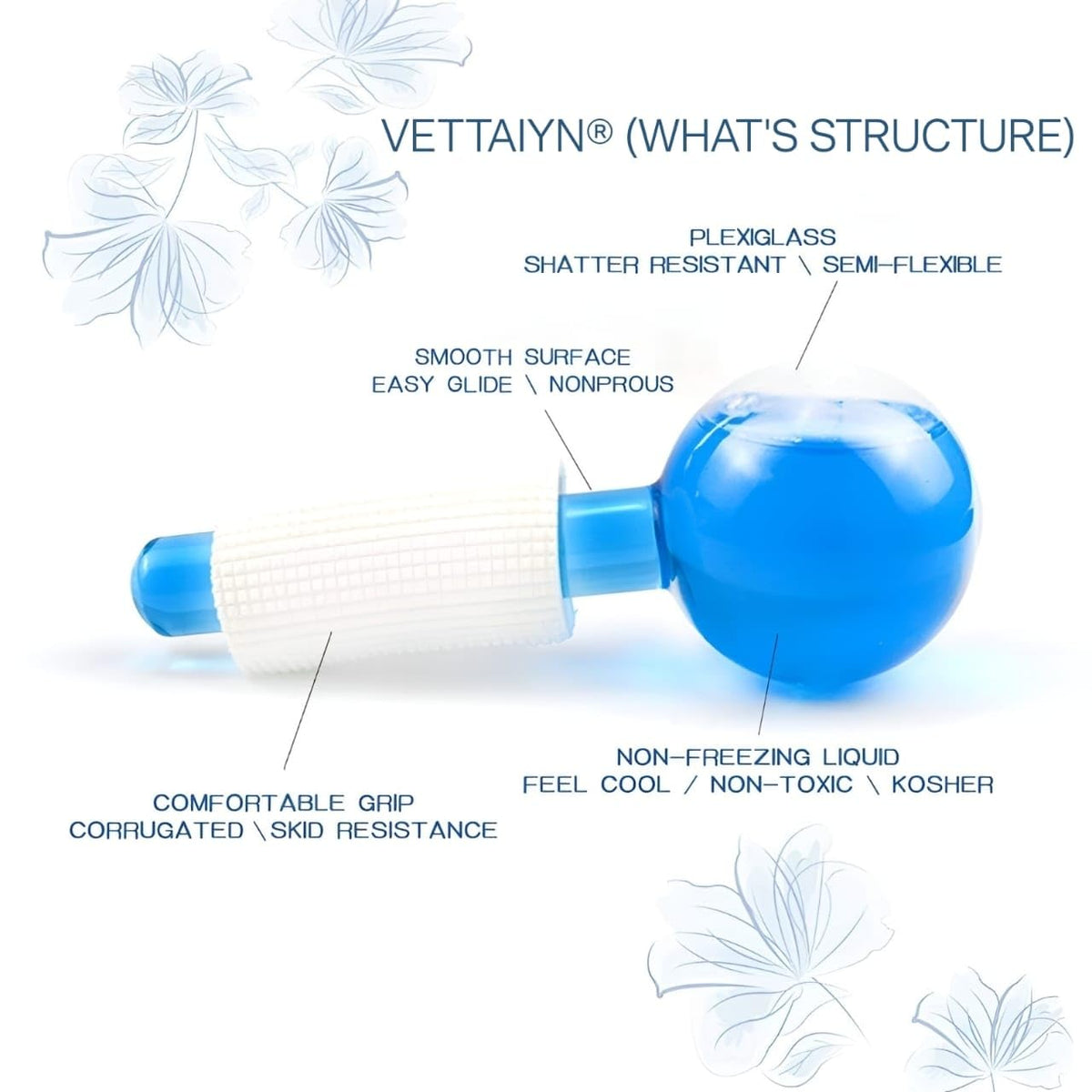 Crystal Face Roller Ball