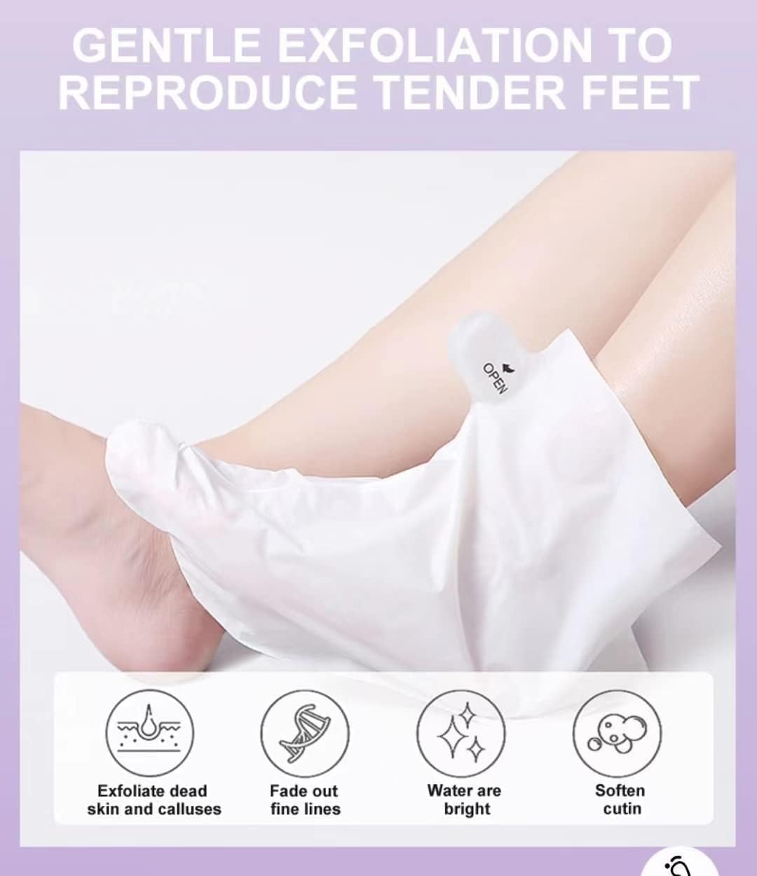 Lavender Foot Peel Mask
